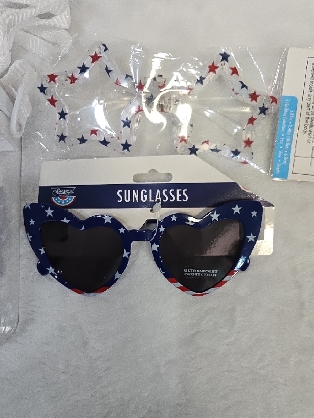 Nwt! Lot Of 4 Patriotic Merchanise - White, Blue & Red - Picture 4 of 5